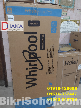 Whirlpool 236L Fresh Magic Pro Glass Door Refrigerator